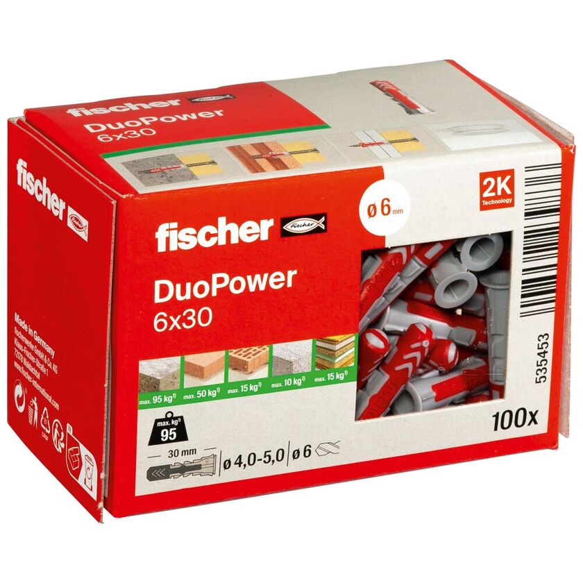 Duoplugg 6x30