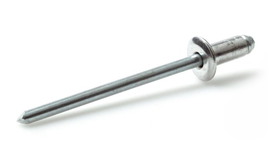 Popnit alu/stål 4x8mm kullrig 250p ANS