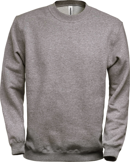 SWEATSHIRT 1734 SWB GRÅMELERAD STL M