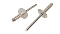 Popnit alu/stål 4,8x16mm stor kullrig öp. 100p ANS
