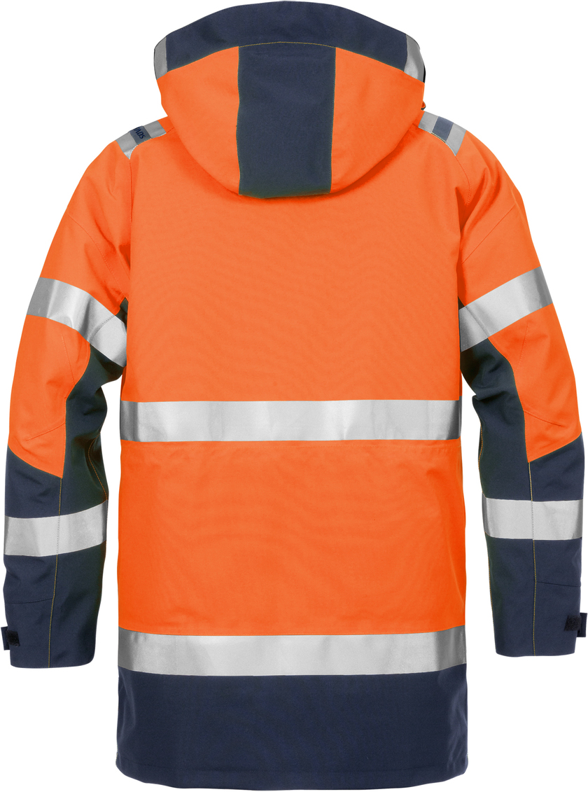 VINTERPARKAS VARSEL 4989 GXB VARSELORANGE/MARIN STL XL