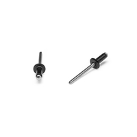 Popnit alu/stål svart 3,2x12mm kullrig 250p ANS
