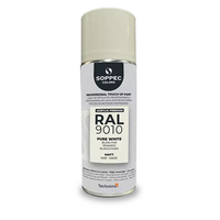Industrial top coat Akryl RAL 9010 vit MATT 400 ml
