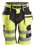 Arbetsshorts+ HF FW KL1 Stl:56 Varselgul/Svart