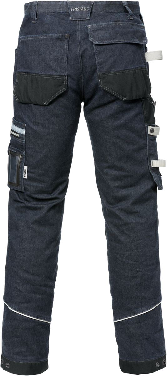 STRETCHJEANS HANTVERK 2131 DCS INDIGOBLÅ STL C54