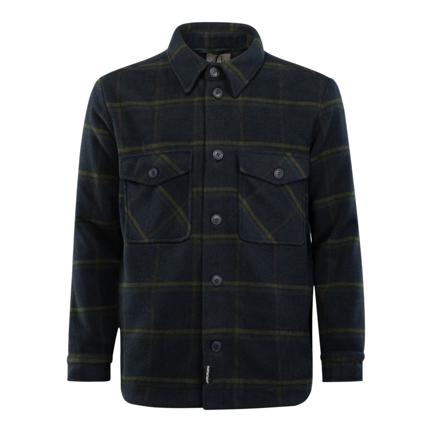 Tabei Overshirt Navy/green,S