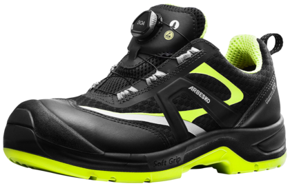 SKYDDSSKO 939 SVART/LIME 42