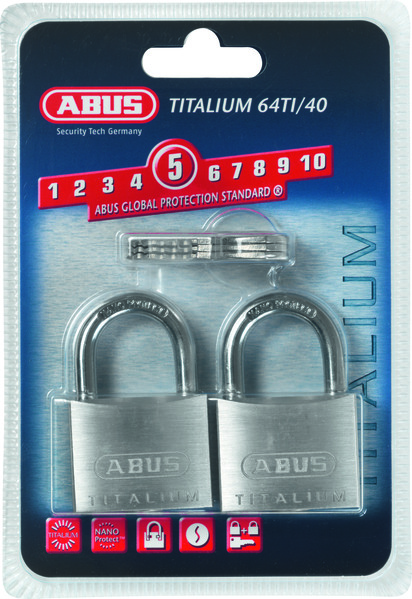 Hänglås 64TI-40 SB Twin Abus