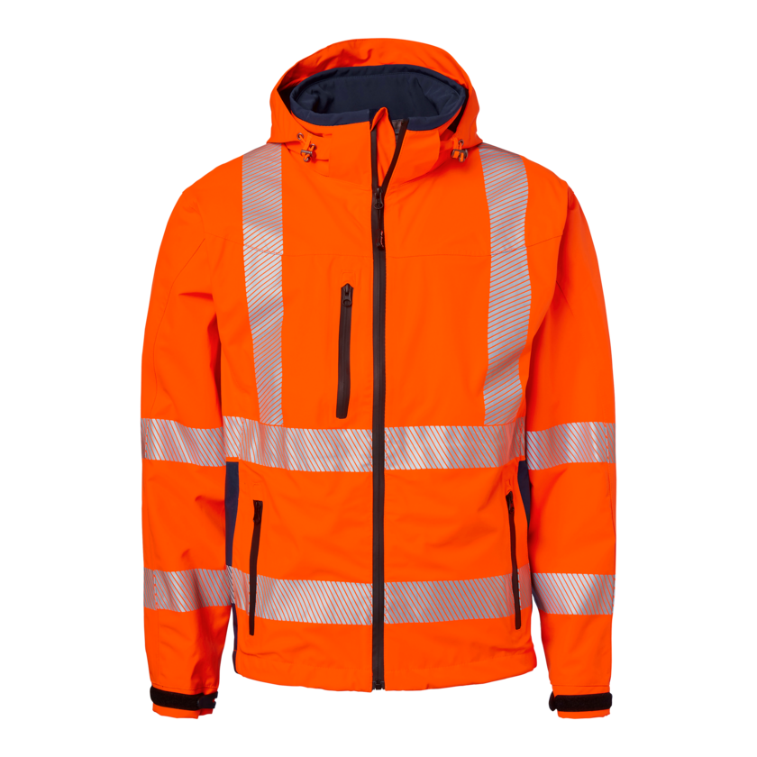 Jacka 3-lagers varsel orange X S