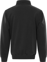 SWEATSHIRT KORT ZIP 1737 SWB SVART STL 3XL