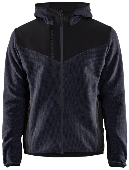 JACKA STICKAD 59402536 4XL MARIN/SVART