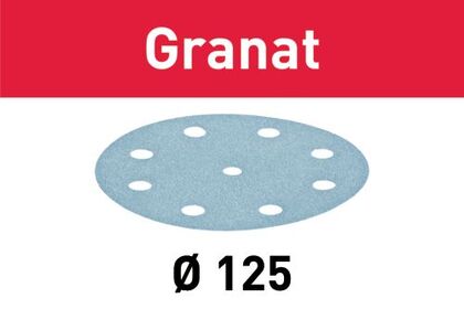 SLIPPAPPERSRONDELL STF GRANAT 125MM /90 K40 50ST