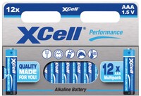 Batteri alkaline AAA 12-pack Xcell