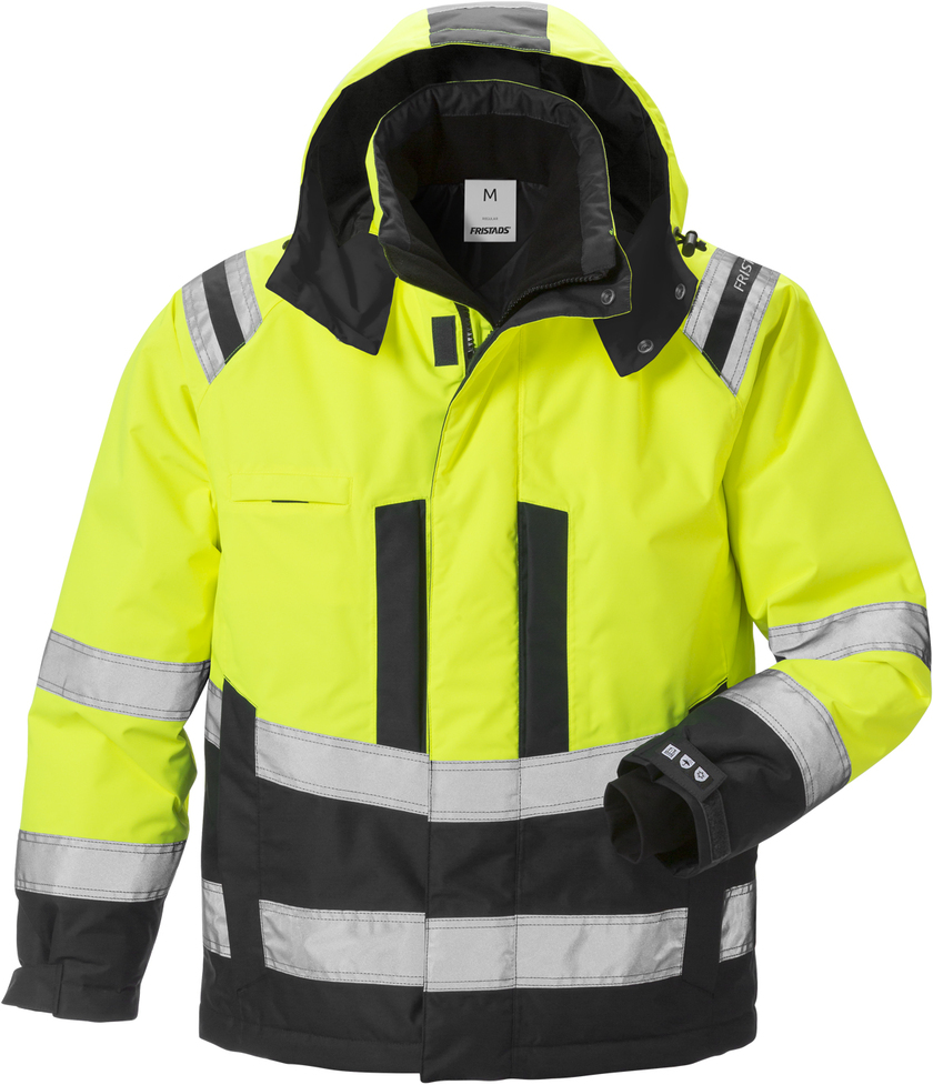 VINTERJACKA VARSEL 4035 GTT VARSELGUL/SVART STL 2XL