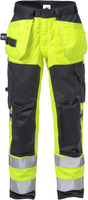 STRETCHBYXA FLAM KL2 2167 ATHF VARSELGUL/MARINBLÅ STL D112