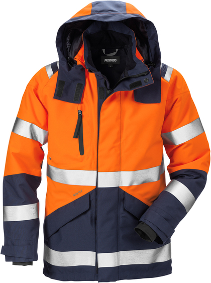 JACKA GORE-TEX VARSEL 4988 GXB VARSELORANGE/MARIN STL M