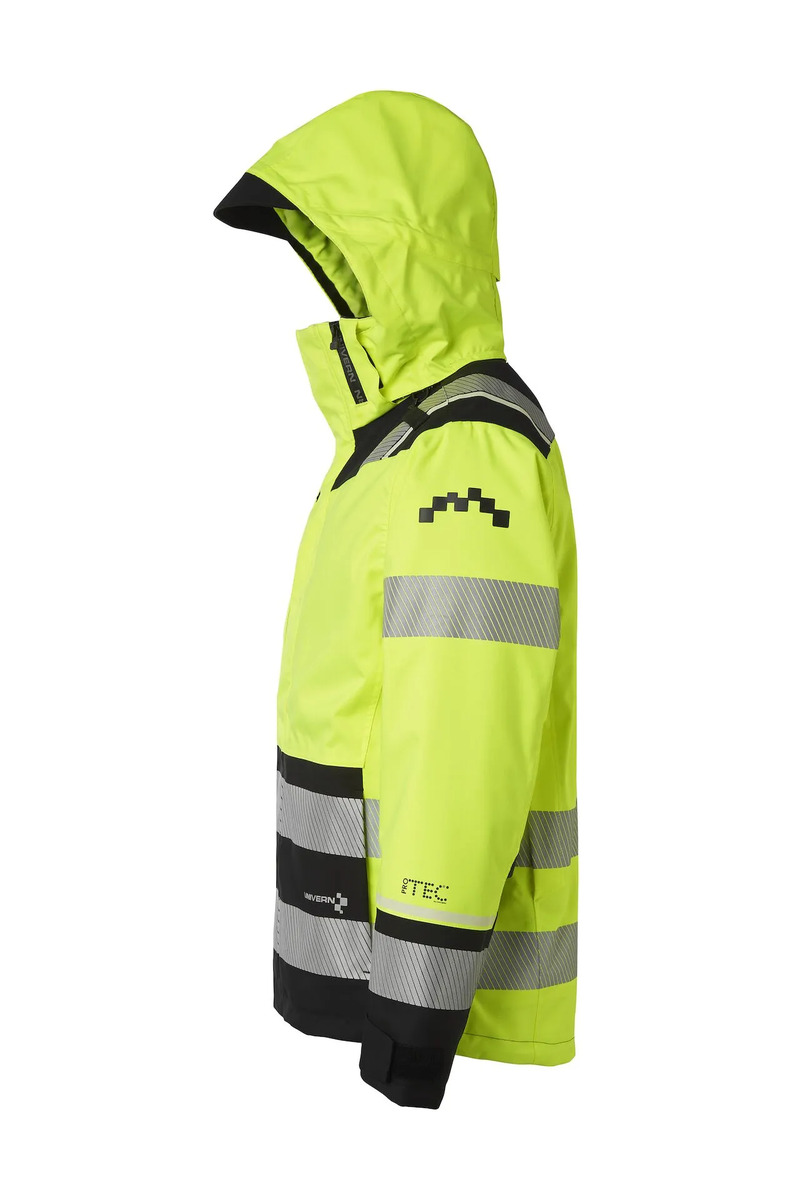 Vinterjacka Univern ProTec 2-in-1, kl2/3, gul/svart L