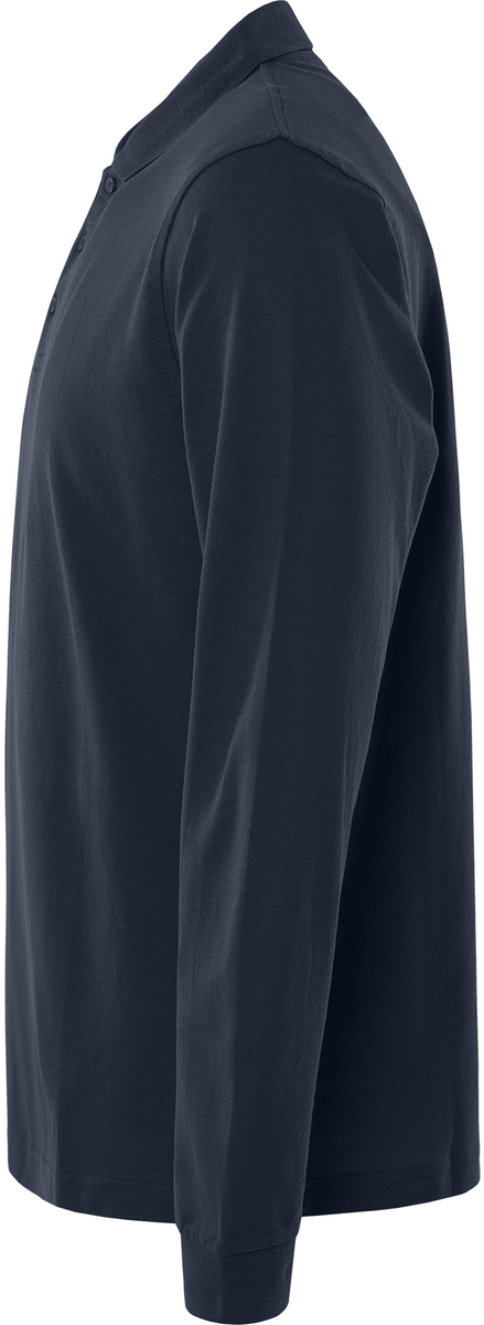 PIKÉ LÅNG ÄRM 1722 PIQ MÖRK MARINBLÅ STL 3XL
