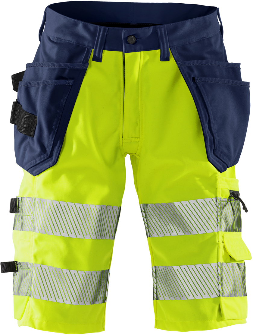 SHORTS VARSEL KL 2 2509 PLU VARSELGUL/MARINBLÅ STL C50