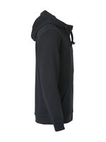 Basic Hoody FZ Herr Svart S