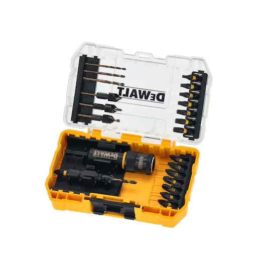 FÖRBORR- OCH BITSATS DT70779T FLIPDRIVEKIT 22 DELAR