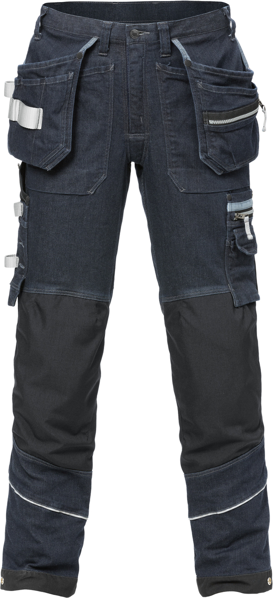 STRETCHJEANS HANTVERK 2131 DCS INDIGOBLÅ STL C54