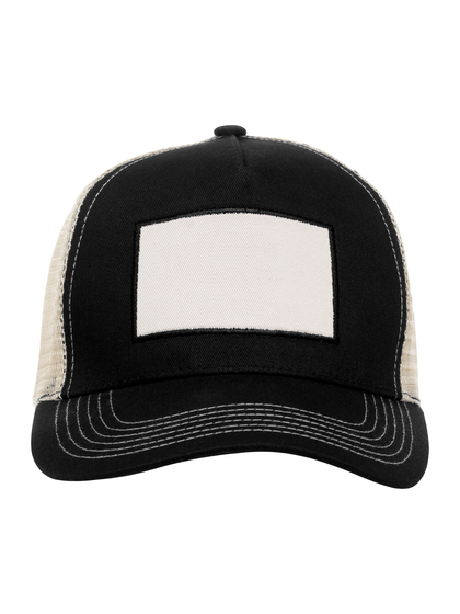 Trucker Patch Cap Black One Si
