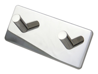 DUBBELKROK ODIN MILLERS BLANK NICKEL SJÄLVHÄFTANDE 120X50MM