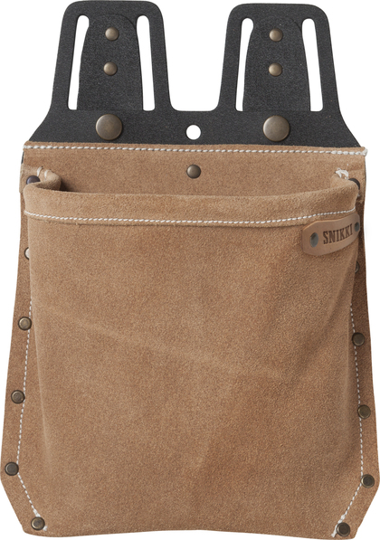 MATERIALFICKA 9338 LTHR BRUN STL ONESIZE