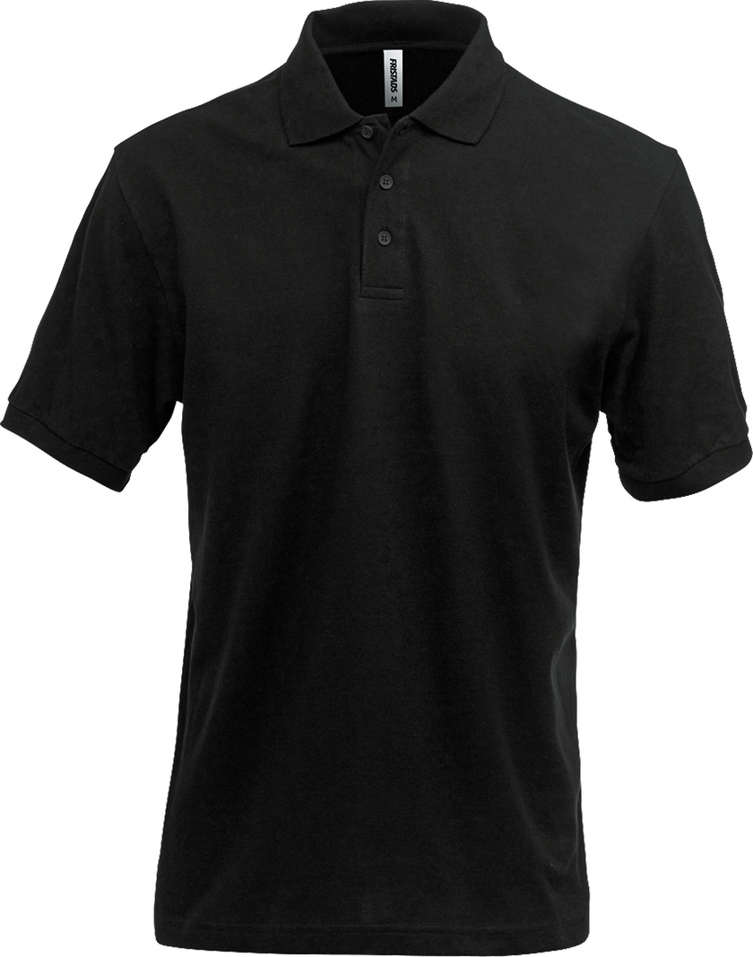 PIKÉ 1724 PIQ SVART STL 2XL