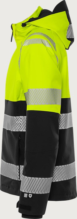 SKALJACKA VARSEL 4690 GLS VARSELGUL/SVART STL XL