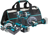 KOMBOKIT DLX4197TX1 MAKITA 18V 4MASKIN 2X5AH DC18RC VÄSKA
