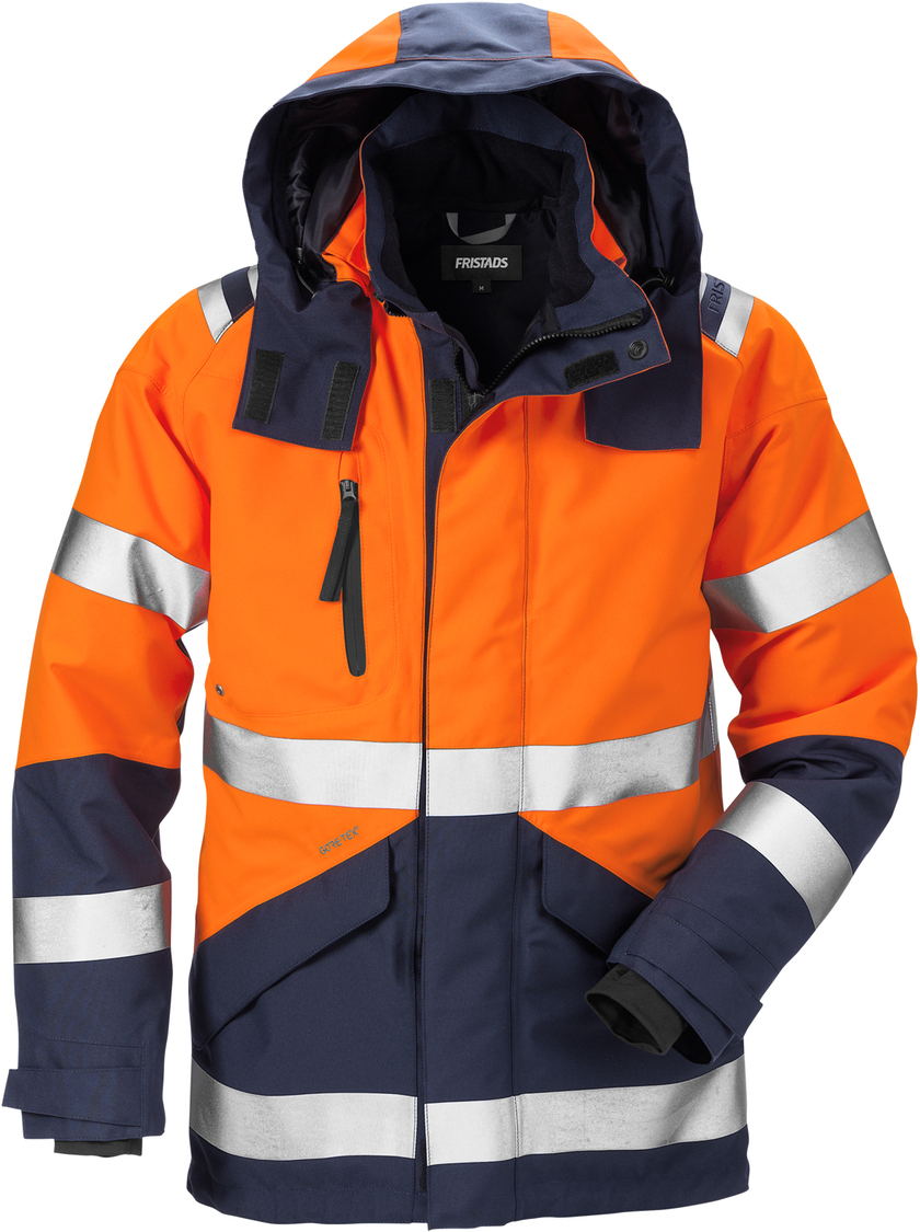 JACKA GORE-TEX VARSEL 4988 GXB VARSELORANGE/MARIN STL M