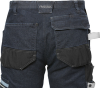STRETCHJEANS HANTVERK 2131 DCS INDIGOBLÅ STL C54