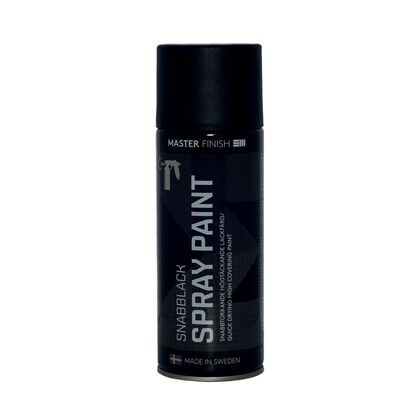 Sprayfärg Elite Svart Matt 400ml Master