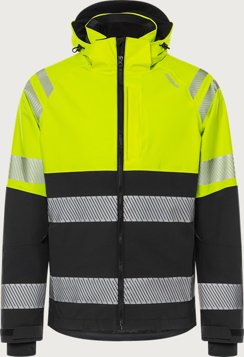 SKALJACKA VARSEL 4690 GLS VARSELGUL/SVART STL XL