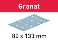 SLIPPAPPER STF GRANAT 80X133 K180 10ST