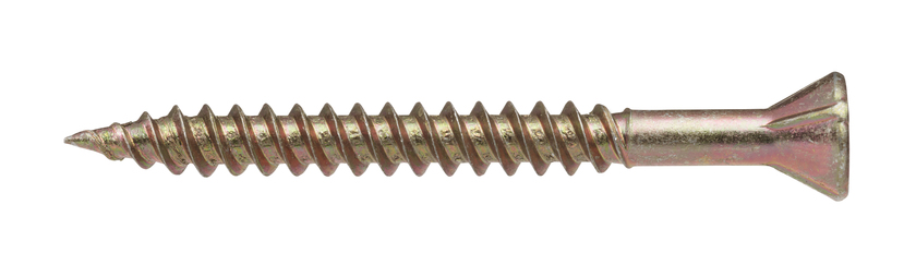 Spånskruv stål gul 3,9x57mm 1mm 500p VSB