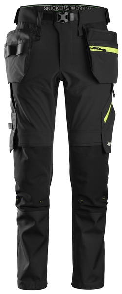 Byxa+HF Softshell FW Svart/Neo ngult Stl: 050