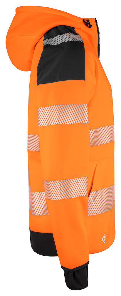 6110 Hoodjacka Orange/Svart XX L