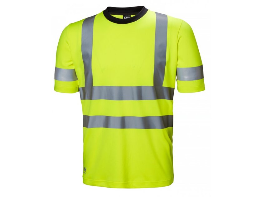 T-SHIRT ADDVIS KLASS 2 GUL L 4-VÄGS STRETCH