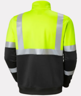 SWEATSHIRT HELZIP ADDVIS L VARSEL GUL KL1