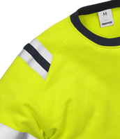 SWEATSHIRT FLAM 7076 SFLH VARSELGUL/MARIN STL L