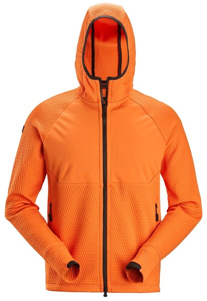 Hoodie helzip FW Warm Orange XXL