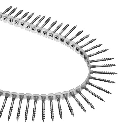 Trallskruv band. A4 4,2x41mm trä 1000p VSB