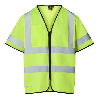 Varselväst blixtlås, klass 3 2XL