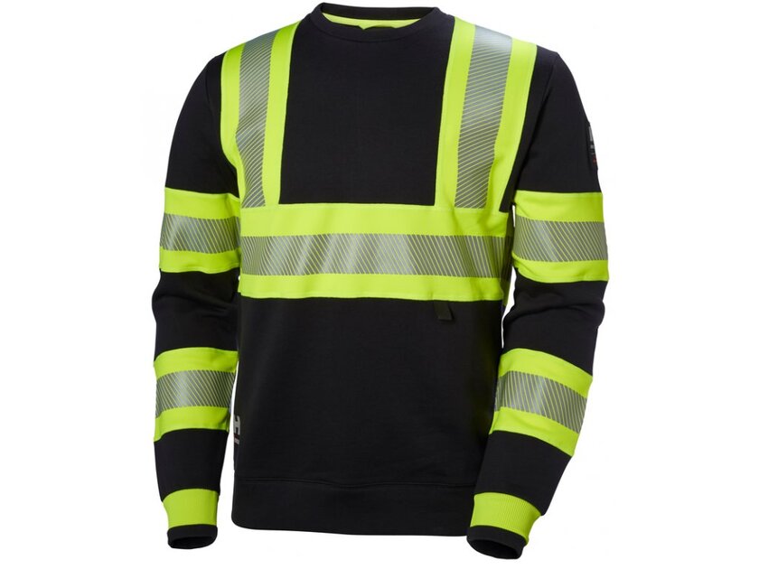 SWEATSHIRT ICU KL1 VARSEL GUL 4XL