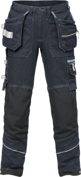 STRETCHJEANS HANTVERK 2131 DCS INDIGOBLÅ STL C54