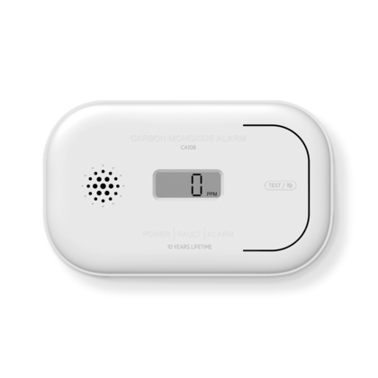Kolmonoxidlarm med LCD Housegard