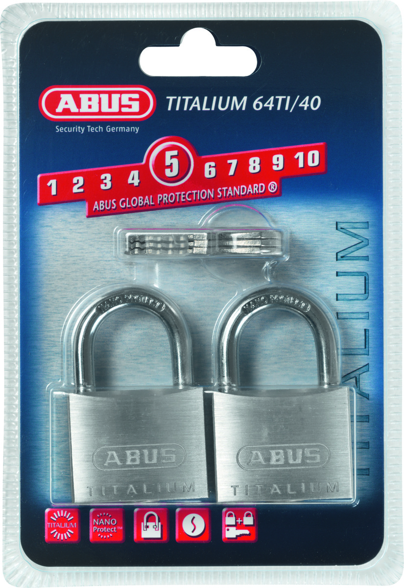 Hänglås 64TI-40 SB Twin Abus